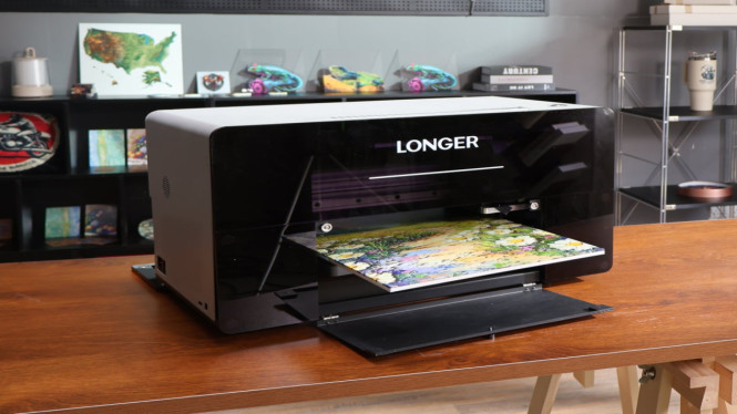Longer ePrint: Solusi Cetak 3D UV & DTF Dual-Head Revolusioner