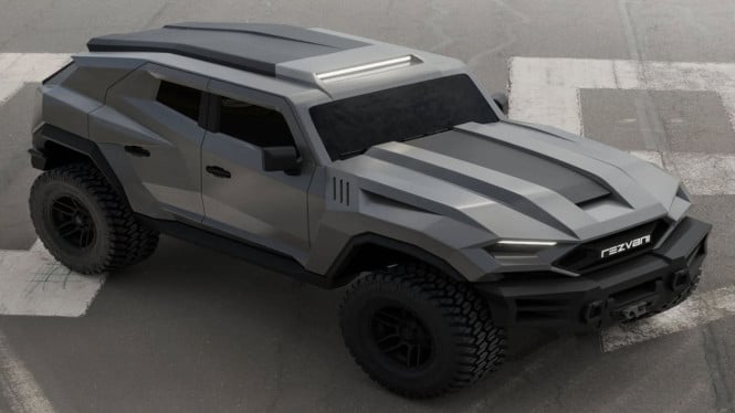 Rezvani Tank 2026: SUV Lapis Baja 1000 HP, Fitur Mata-mata