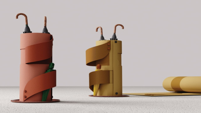 Revolusi Ruang Sempit: Rak Payung Fleksibel Coilo