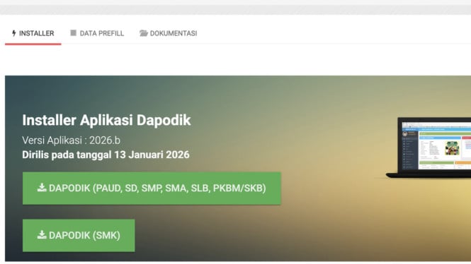 Dapodik 2026.b Sudah Rilis! Ini Link Resmi & Cara Instalnya