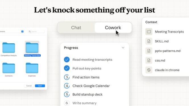 Bukan Cuma Buat Programmer! Claude Cowork Bisa Atur File & Buat Spreadsheet Otomatis