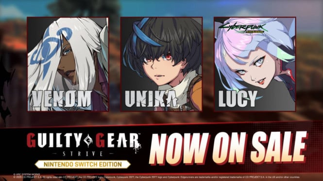 Guilty Gear Strive Switch Kedatangan 3 Karakter DLC dan Ranked Match