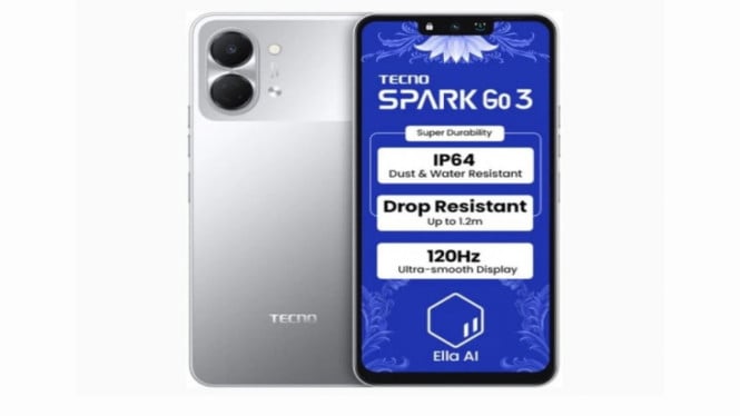 Layar 120Hz di HP Sejutaan? Tecno Spark Go 3 Rusak Harga Pasar Entry-Level