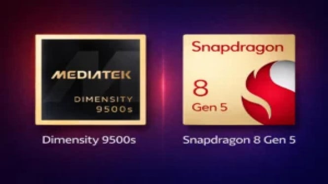 Duel Chipset: Dimensity 9500s vs Snapdragon 8 Gen 5, Siapa Unggul?