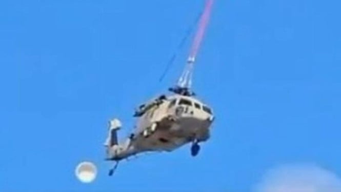 Helikopter Militer Black Hawk Israel Jatuh