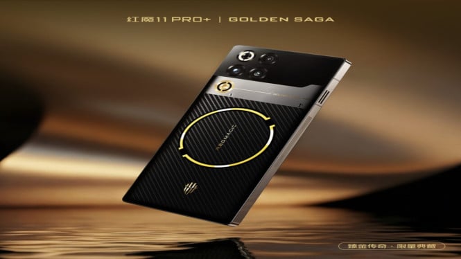 Red Magic 11 Pro Golden Saga Edition Resmi Meluncur Global
