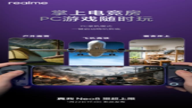 Realme Neo 8 Bawa Mode PC Gaming Handheld, Akses Steam
