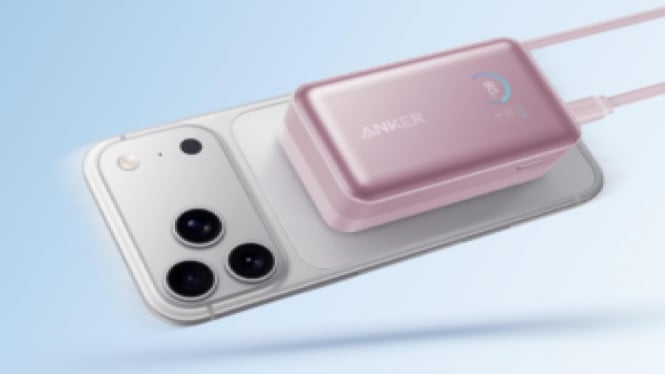 Anker Nano Power Bank 10K Pink Rilis: Kabel USB-C Ditarik