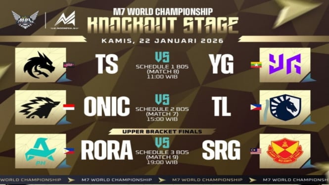 ONIC Esports M7: Laga Hidup Mati vs Raksasa TLPH Hari Ini
