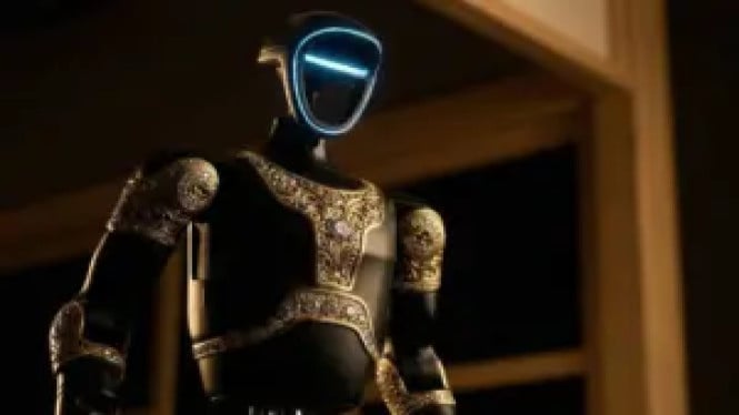Caviar Rilis Robot Humanoid Mewah 'Aladdin', Bertabur Emas
