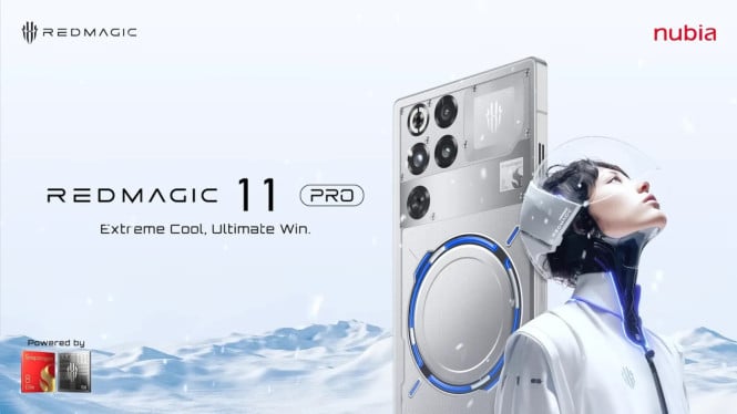 RAM 24 GB dan Baterai 7.500 mAh: RedMagic 11 Pro Bukan Sekadar HP, Tapi Konsol Saku