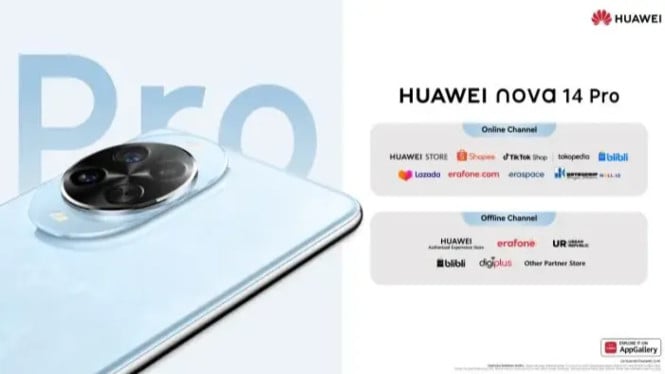 HUAWEI nova 14 Pro Hadir dengan Kamera AI & Dual Selfie, Ini Fitur Unggulannya!