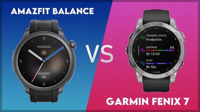 Amazfit Balance 2 vs Garmin Fenix 7 Solar