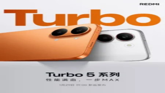 Redmi Turbo 5 Max Rilis 29 Jan: Performa Dimensity 9500s