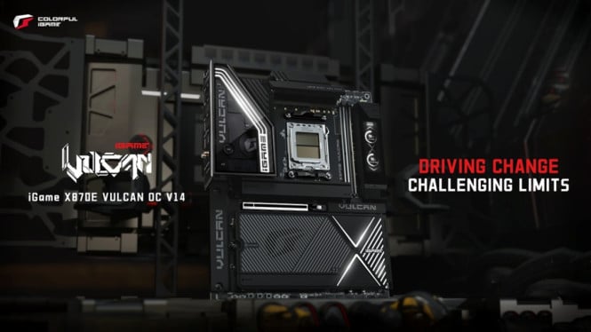Colorful iGame X870E Vulcan OC Pecahkan Rekor Overclock