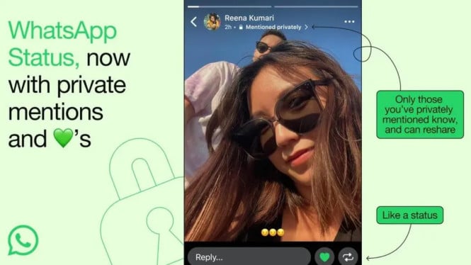 Cara Blokir Nomor Tak Dikenal yang Mention Anda di Status WhatsApp