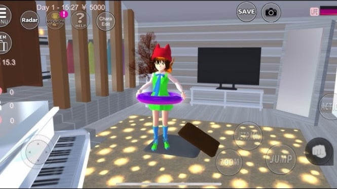 Dekorasi Daur Ulang di Sakura School Simulator