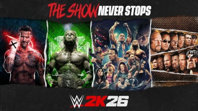 CM Punk Jadi Cover Star: Detail Baru WWE 2K26 Meluncur 6 Maret