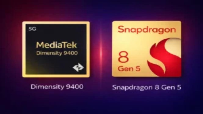 Dimensity 9400 vs Snapdragon 8 Gen 5: Siapa Chipset 3nm Tercepat?