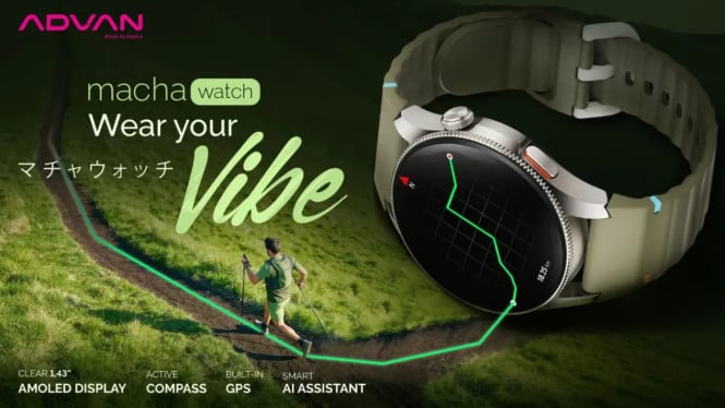 ADVAN Macha Watch Resmi Hadir: Smartwatch Outdoor dengan GPS & AI, Harga Rp599 Ribu!