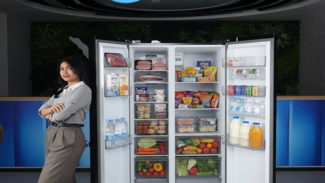 Midea Rilis Kulkas Side by Side Rp5 Jutaan: Fitur Premium Harga Irit