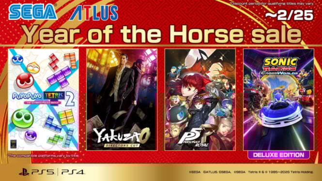 Diskon Besar: Sega Year of the Horse Sale di PlayStation Store