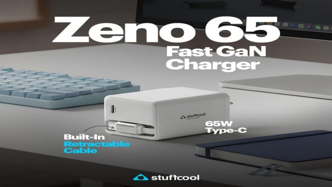 Zeno 65: Charger GaN 65W Paling Ringkas untuk Laptop dan Ponsel