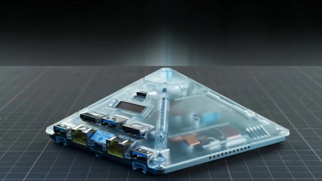 Mini PC AI M5Stack Berbentuk Piramida, Ubah Konsep Komputasi Tepi