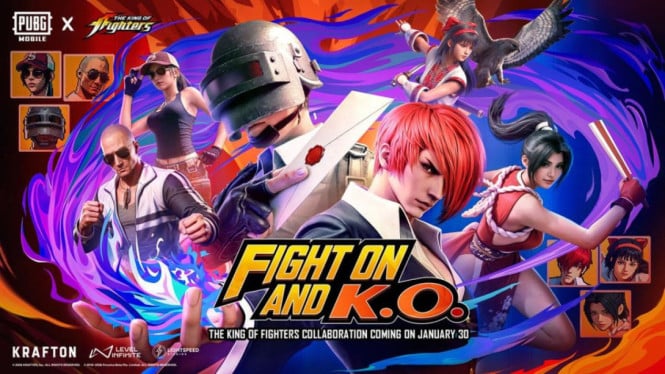 Cara Dapat Skin PUBG Mobile x The King of Fighters Terbaru
