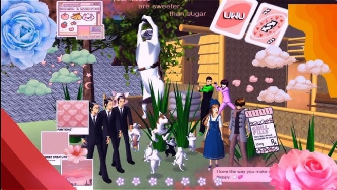 Crazy Rich di Sakura School Simulator