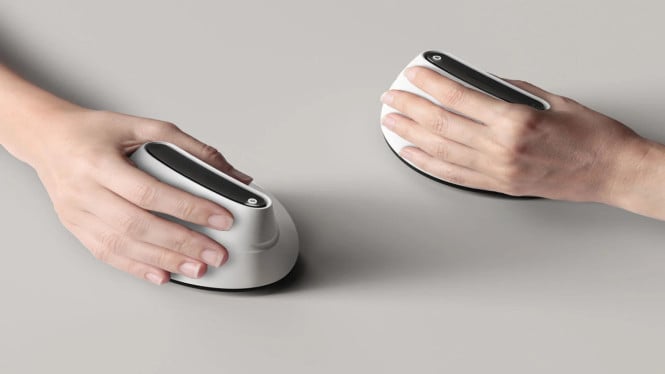 OLOID: Mouse Ergonomis Ambidextrous Vertikal yang Inovatif