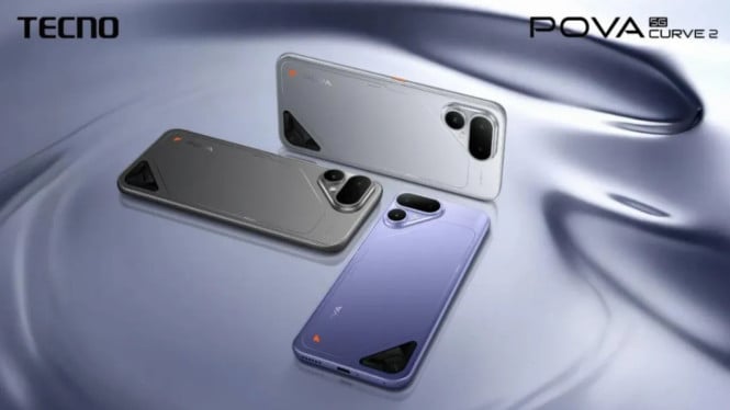 Spesifikasi Tecno POVA Curve 2 5G: Baterai 8000mAh Paling Tipis!
