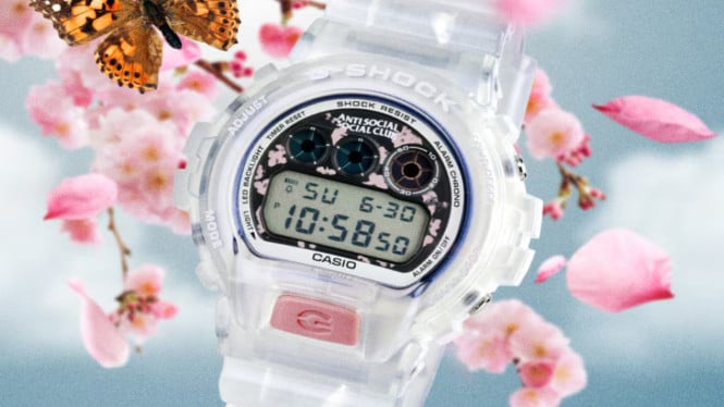 G-Shock DW6900ASSC25-7: Kolaborasi Streetwear Floral Tangguh