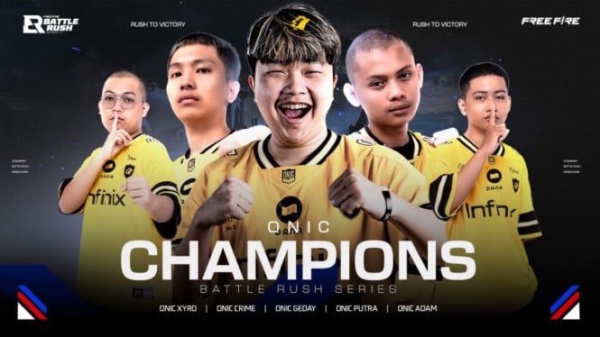 ONIC Juara Free Fire Battle Rush Series 2026 usai Tekuk EVOS