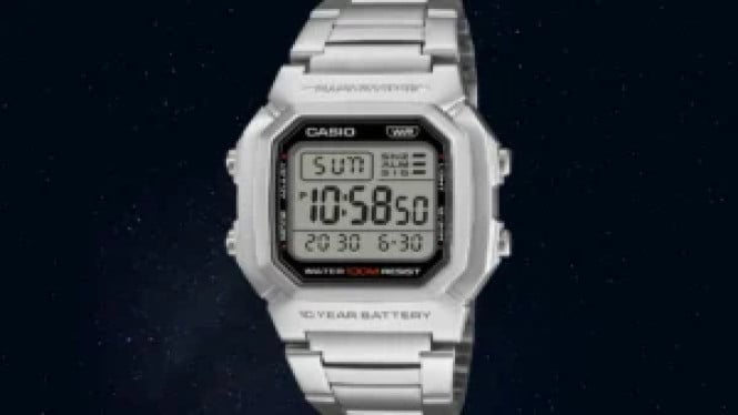 Casio W-800HD-1AV Meluncur: Gaya Retro dan Baterai 10 Tahun