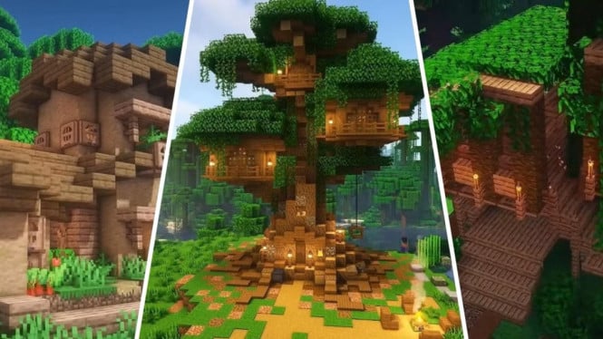 7 Cara Membangun Rumah di Minecraft untuk Pemula Agar Aman