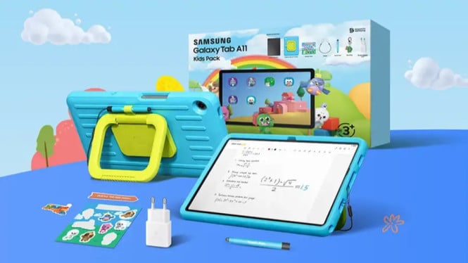 Samsung Galaxy Tab A11 Kids Pack Resmi Hadir, Lengkap untuk Belajar & Main!