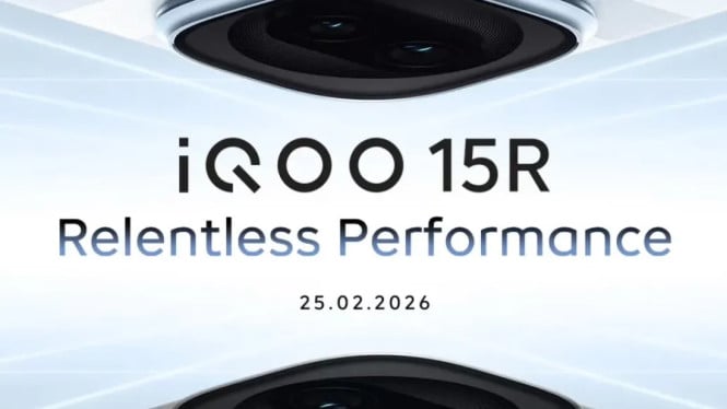iQOO 15R Resmi Rilis 25 Februari 2026, Bawa Snapdragon 8 Gen 5 & Kamera 200MP!