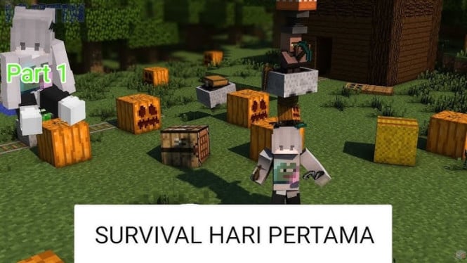 Bertahan Hidup di Hari Pertama Minecraft