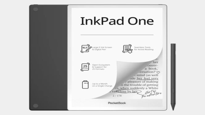 PocketBook InkPad One: Tablet E-Ink 10.3 Inci Khusus PDF