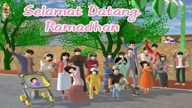 Ramadan di Sakura School Simulator