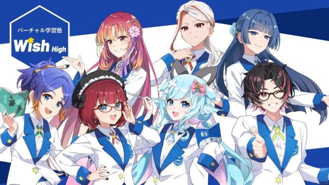 Wish High VTuber: Tren Baru Sekolah Bimbingan Belajar di Jepang