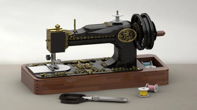 Mesin Jahit LEGO Fungsional Ini Viral, Intip Keunikan Desainnya