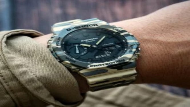 Casio Rilis G-Shock 2100 Camouflage Terbaru, Tangguh & Stylis!