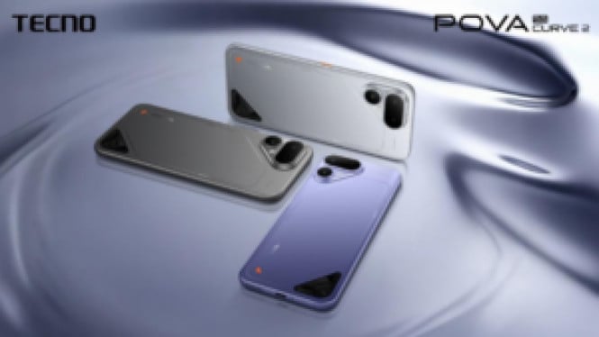 TECNO POVA Curve 2 5G: HP Baterai 8000mAh Tertipis Resmi Rilis