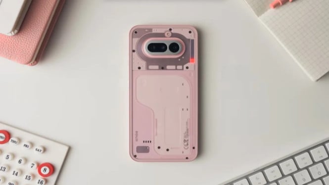 Nothing Phone 4a Segera Hadir: Bocoran Desain Pink dan Glyph Bar