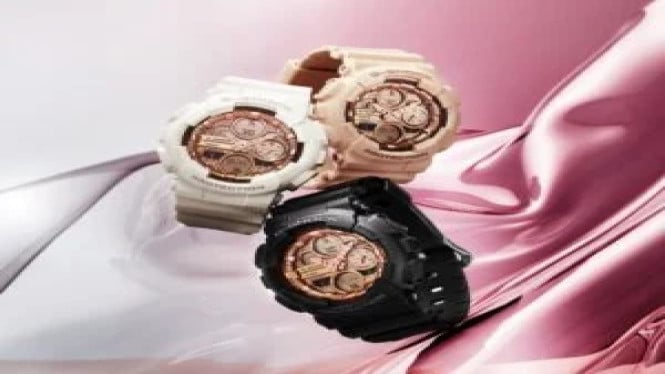 G-Shock GMA-S140PG: Jam Tangan Elegan Pink Gold Casio
