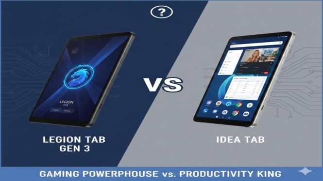 Legion Tab Gen 3 vs Idea Tab