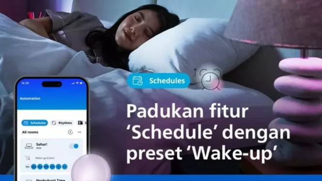 Philips Smart LED Bantu Sahur Tepat Waktu