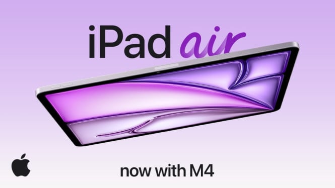 iPad Air M4 Resmi Meluncur, Performa Makin Kencang Harga Tetap Stabil
